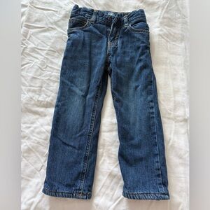 GAP Kids Dark Blue Fleece Lined Denim Jeans